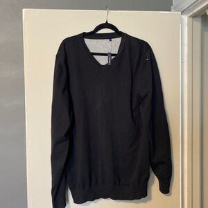 Asquith & Fox Mens Cotton Blend V Neck Sweater 2XL